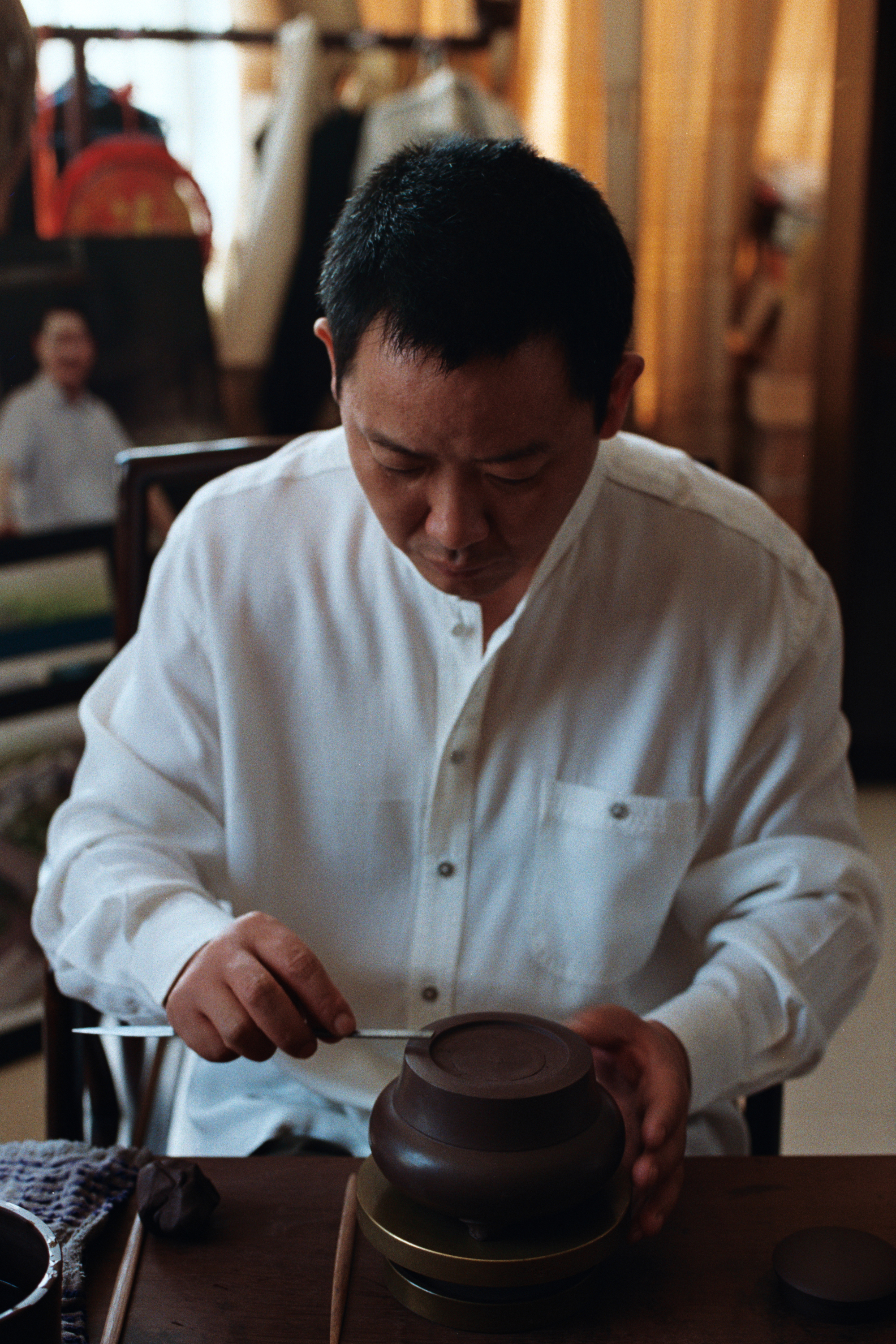 Exposition de théières en argile de Yixing